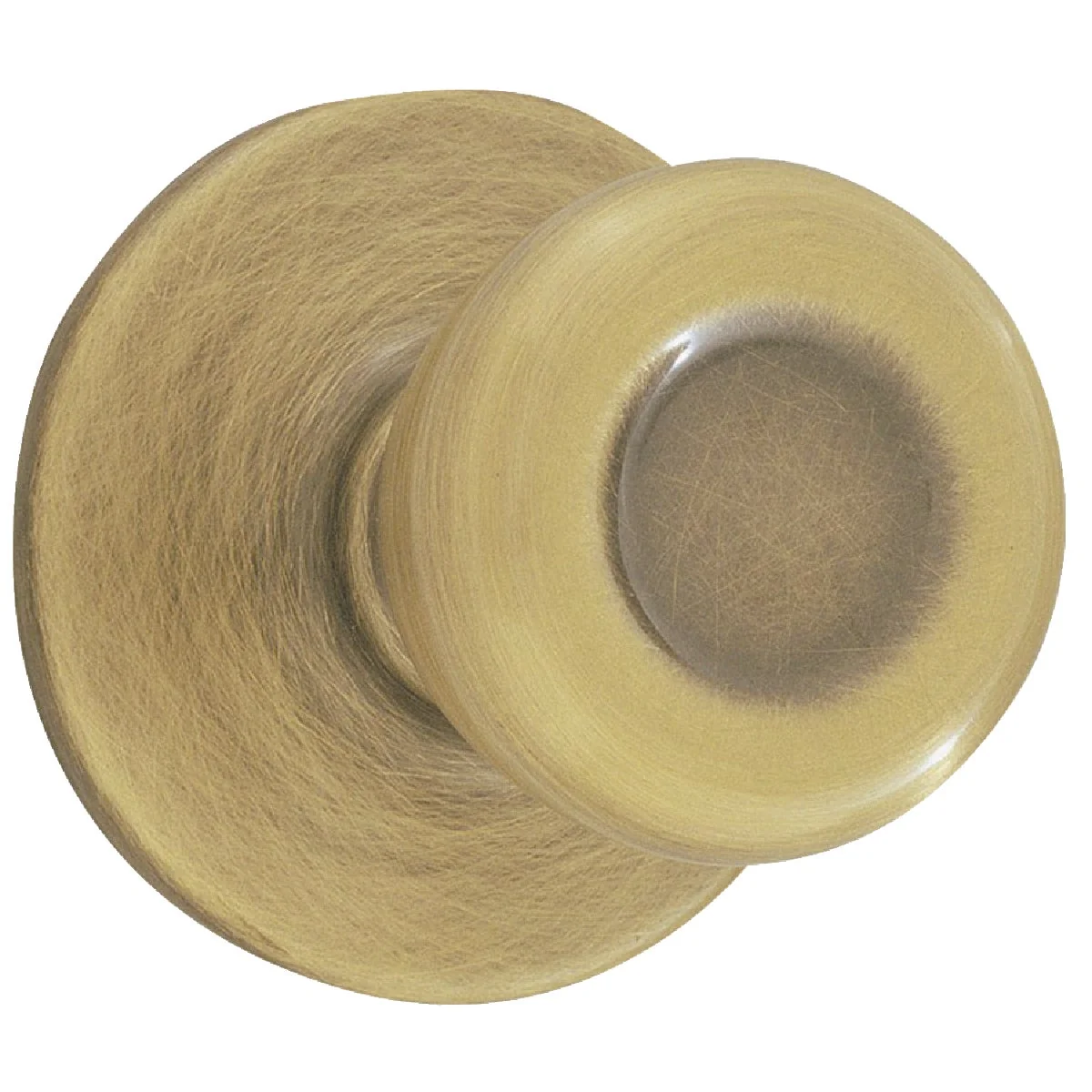 World-Class Kwikset Tylo Antique Brass Hall Closet Door Knob Fine Crafted