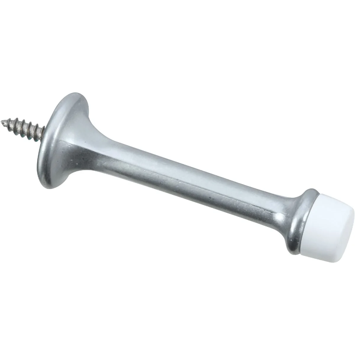 Recyclable National Heavy Duty 3 Rigid Door Stop Satin Chrome Casual