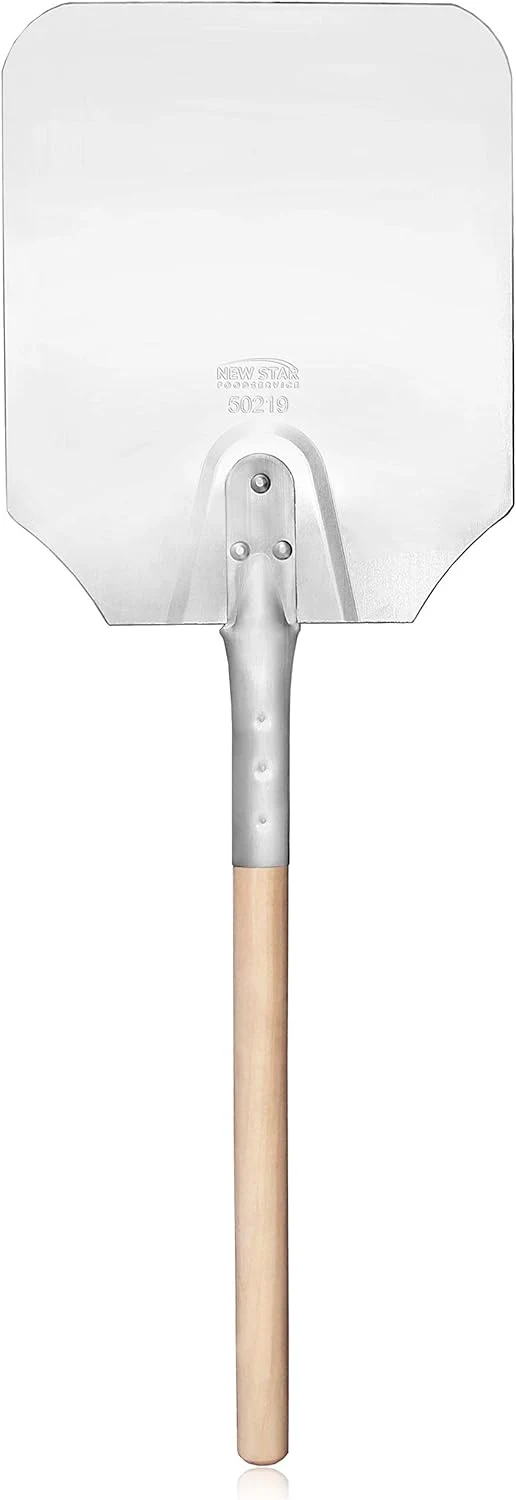 Prestigious Aluminum Pizza Peel with Wooden Handle Top-Quality