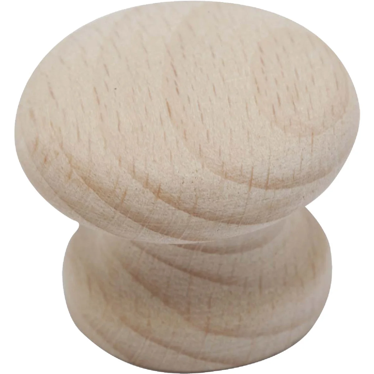 Optimized Do it Wood Hardwood Round 1-1 2 In. Cabinet Knob 2-Pack Expertly Made