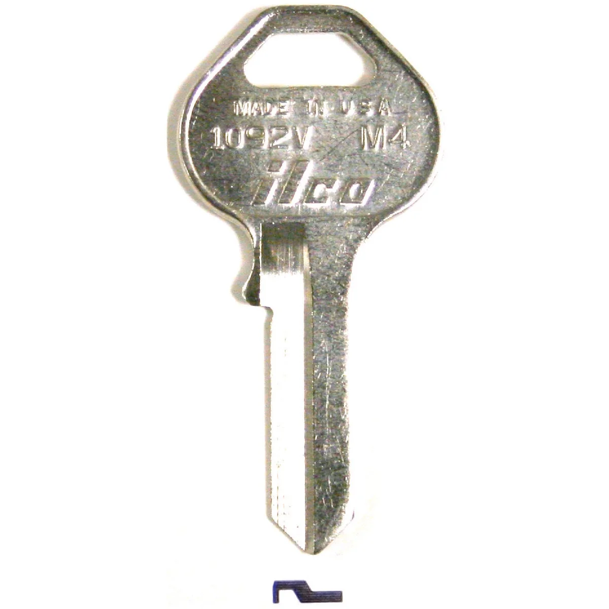 Premium Material ILCO Master Nickel Plated Padlock Key M4 10-Pack Soft