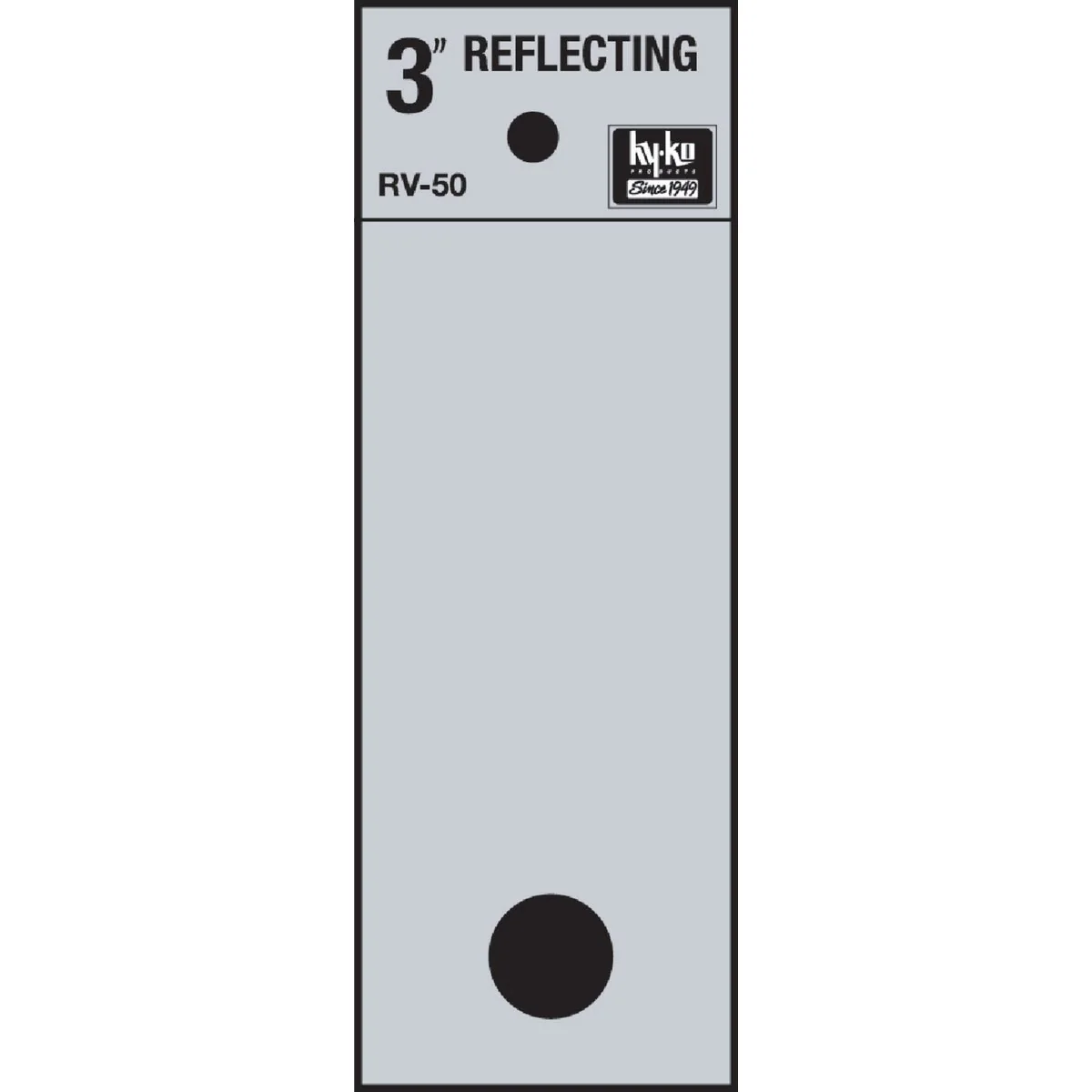 Fine Crafted Hy-Ko 3 In. Vinyl Adhesive Symbol Period High-End