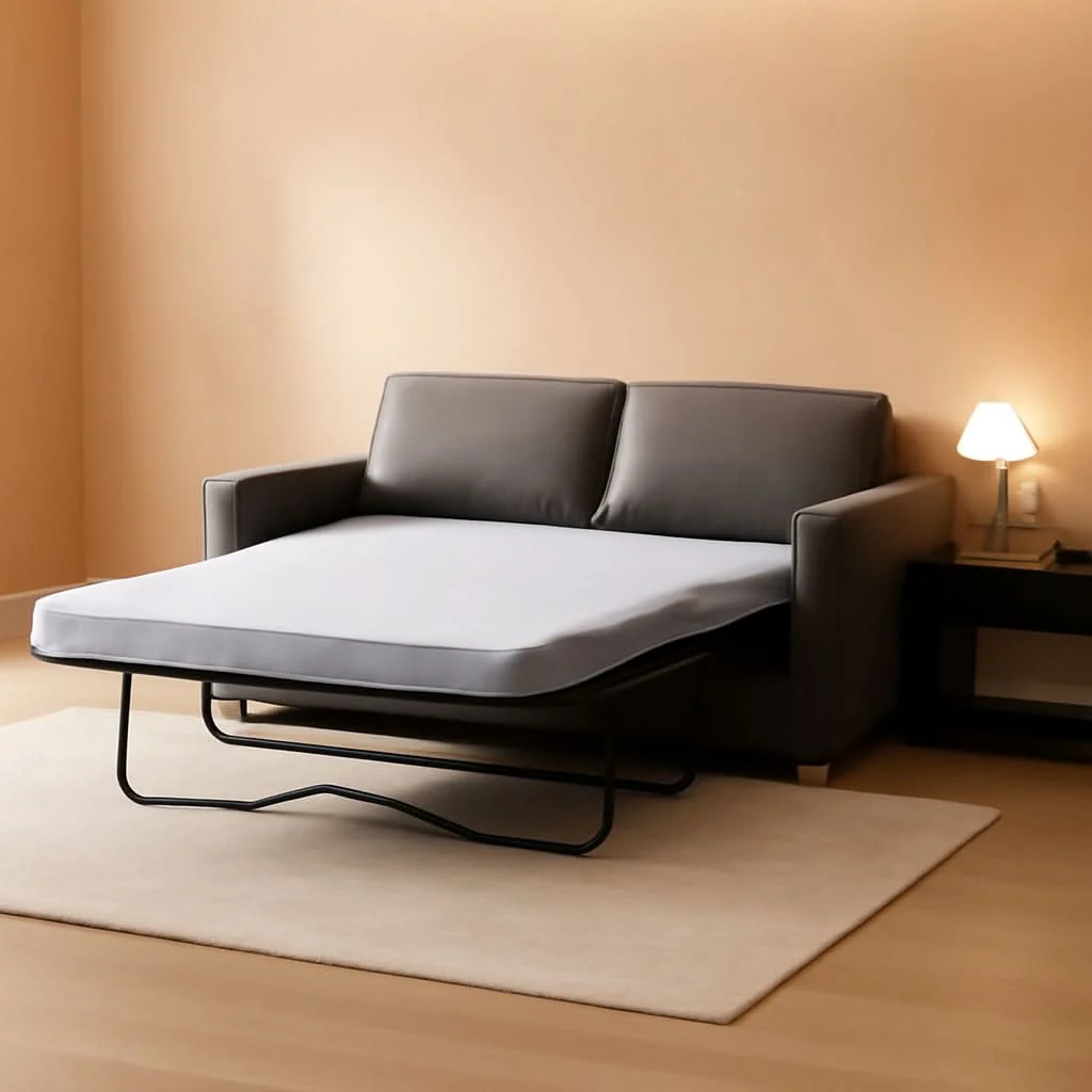Eco-Friendly Queen Size Sleeper Sofa Bed DarkSlateGrey StainResistant Casual