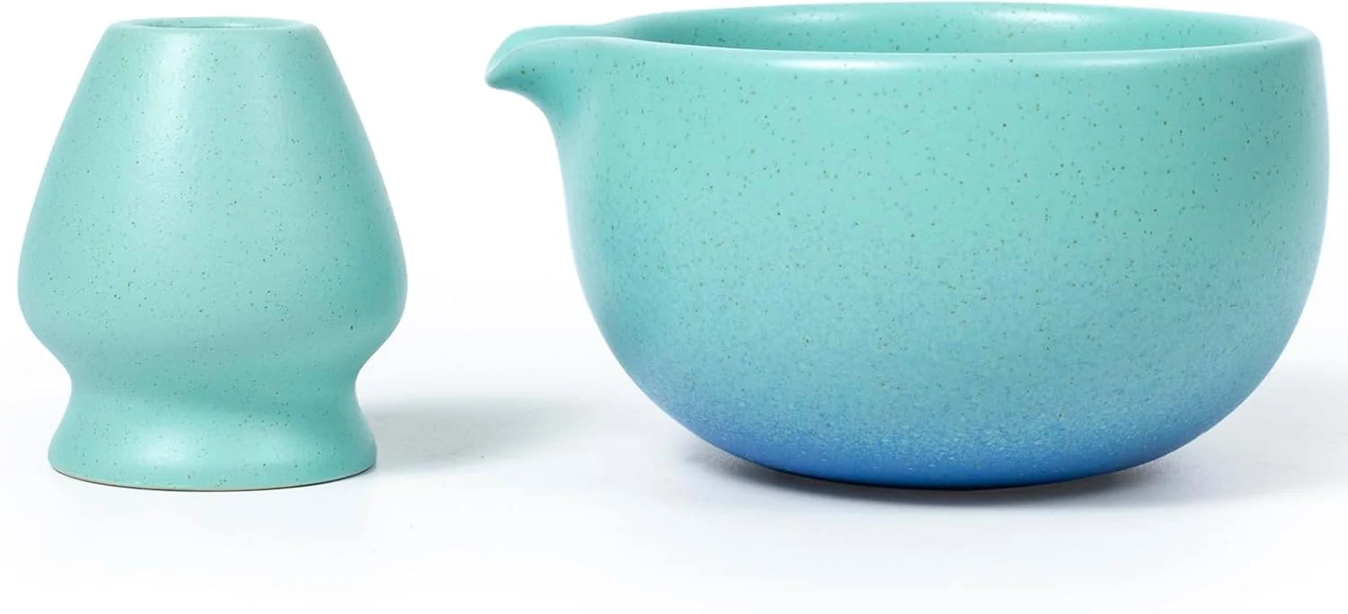 Proven Japanese ceramic matcha bowl. 20 ounce ceramic bowl. Matcha tea bowl. A gift for matcha enthusiasts blue Original Design