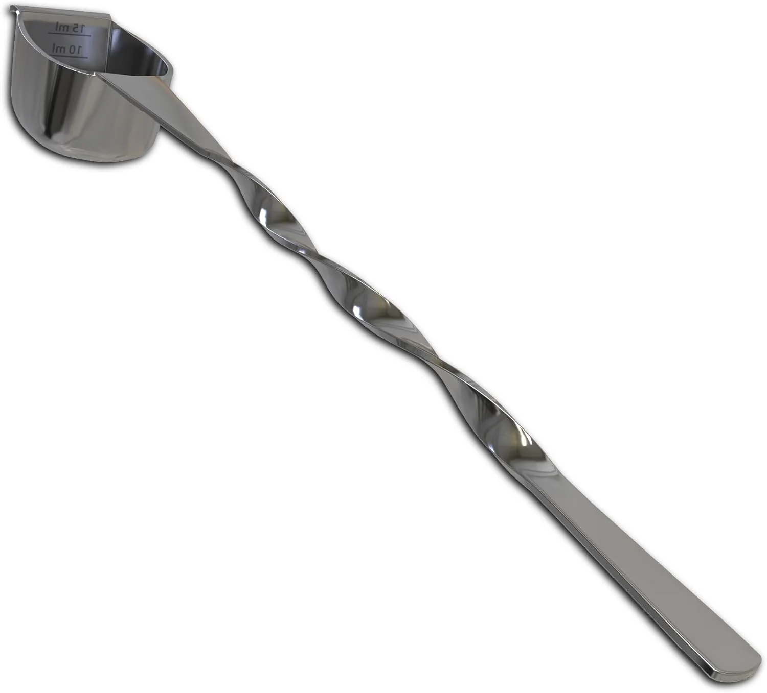 Comfortable Rattleware Stainless Steel Spoon Twist – Espresso Spoon with Graduated Measure and Scraper Front – for Precision Coffee Making Dependable