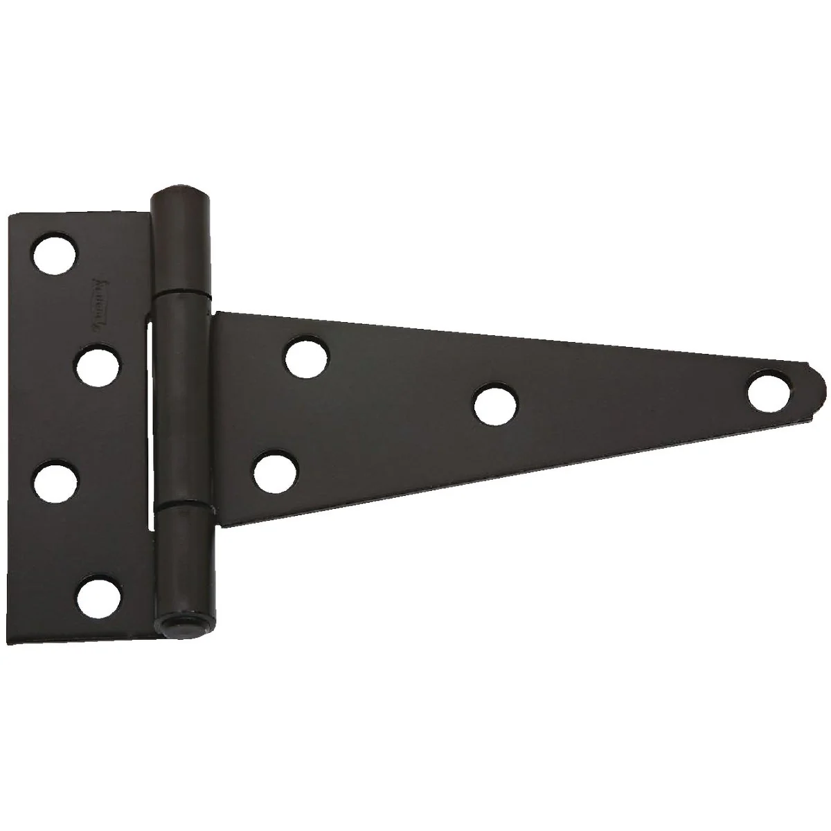 Fast National 6 In. Black Heavy-Duty Tee Hinge 2-Pack Enhanced