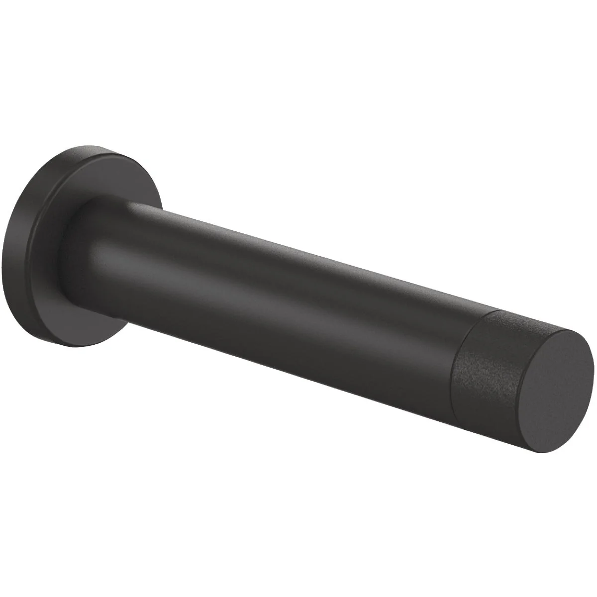 Elite National Hardware 3 In. Matte Black Cooper Door Stop Pure