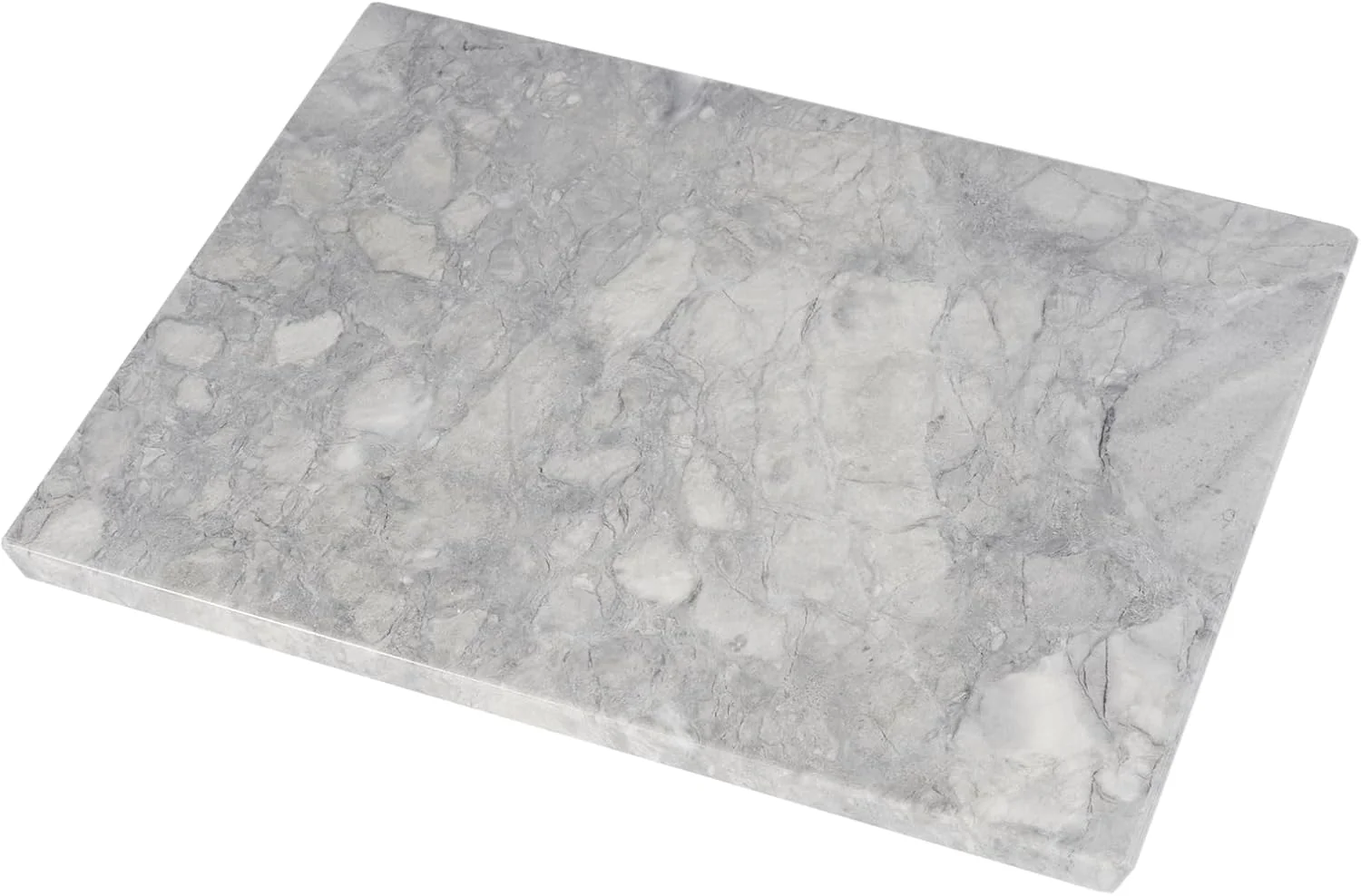 Powerful Natural Marble Cutting Board for Kitchen Countertop 16 x 12 Rectangular Marble Cutting Board Pastry Boards Cheese Boards for Home Decor Resistant Stone Charcuterie Board Chopping Slab Green