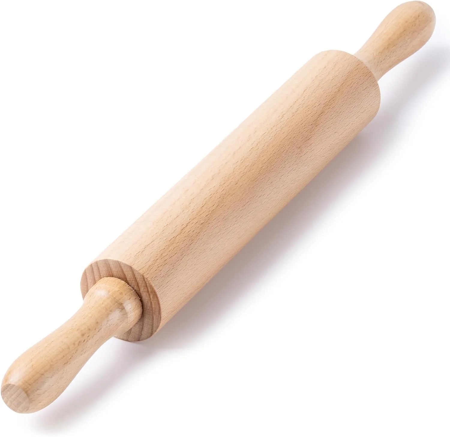 Durable Aisoso Rolling Pins for Baking 15.75 Inches Wooden Rolling Pin with Handles Classic Nonstick Dough Roller for Fondant Pizza Pie Crust Cookie Pastry Unique