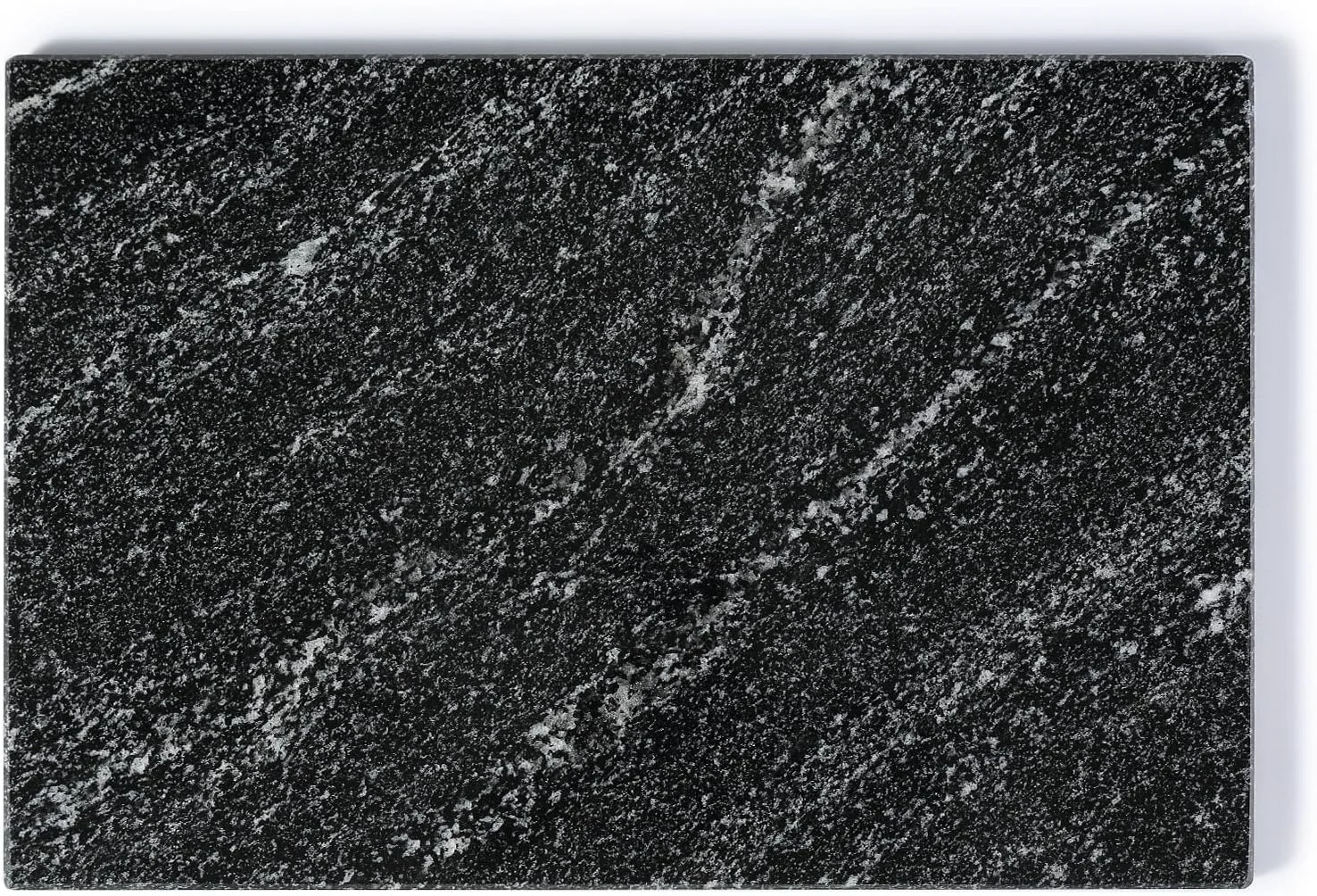 Specialty Koville Natural Black Marble Cutting Board for Kitchen Counter 12 x 8 Stone Slab Marble Cheese Board for Home Decor Proven