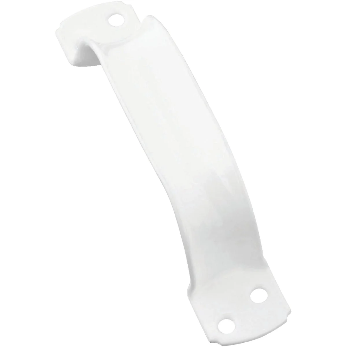 Functional National 6-3 4 In. White Vinyl Coated Zinc Door Pull Refined