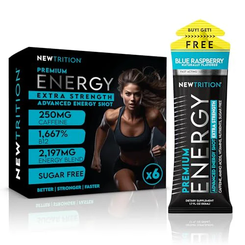 Optimized Extra Strength Energy Shots 10.2 Fl Oz High-Performance