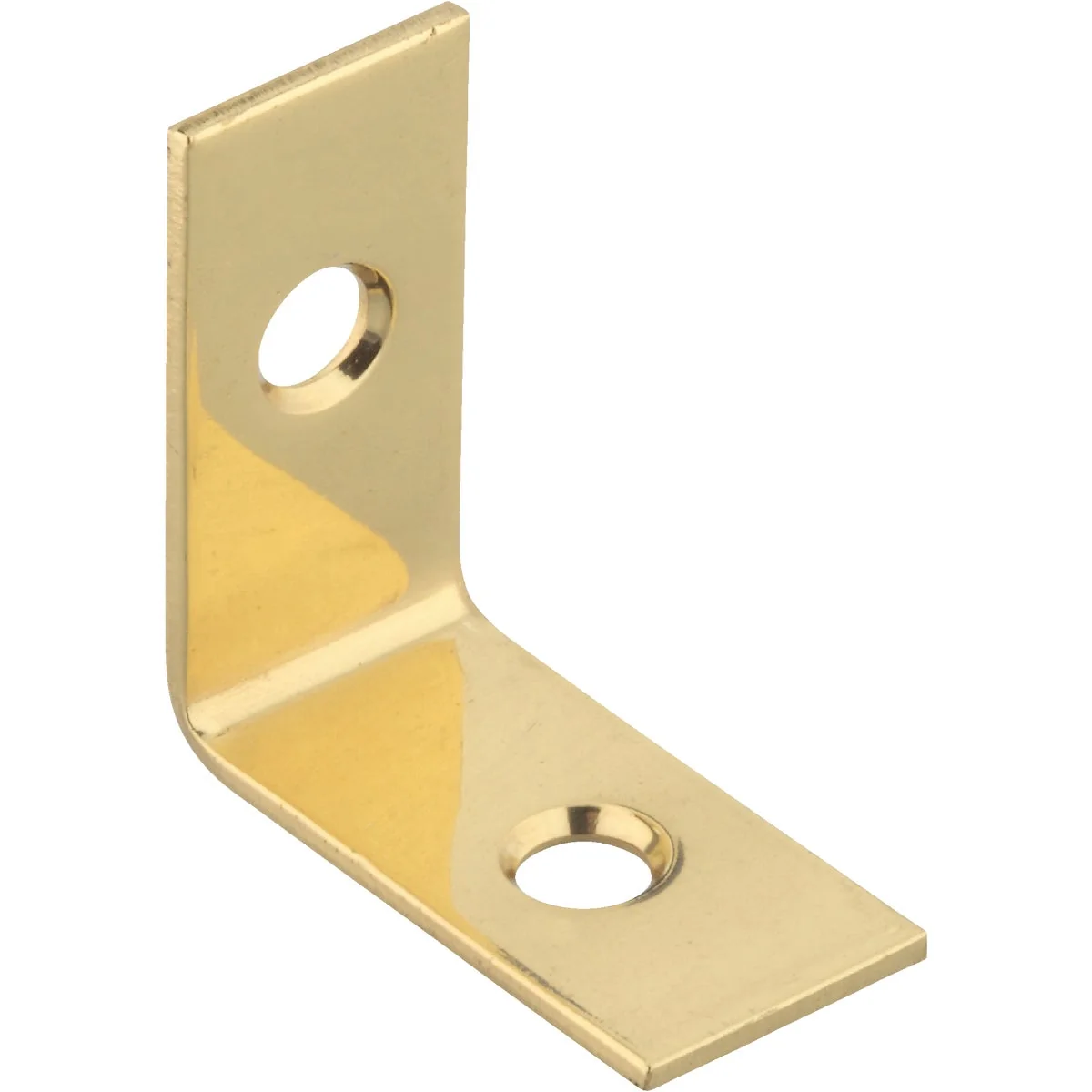 Durable National Catalog V1875 1 In. x 1 2 In. Solid Brass Corner Brace Fast