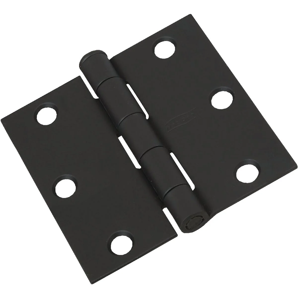 Expertly Made National 3 In. Square Black Door Hinge Proven
