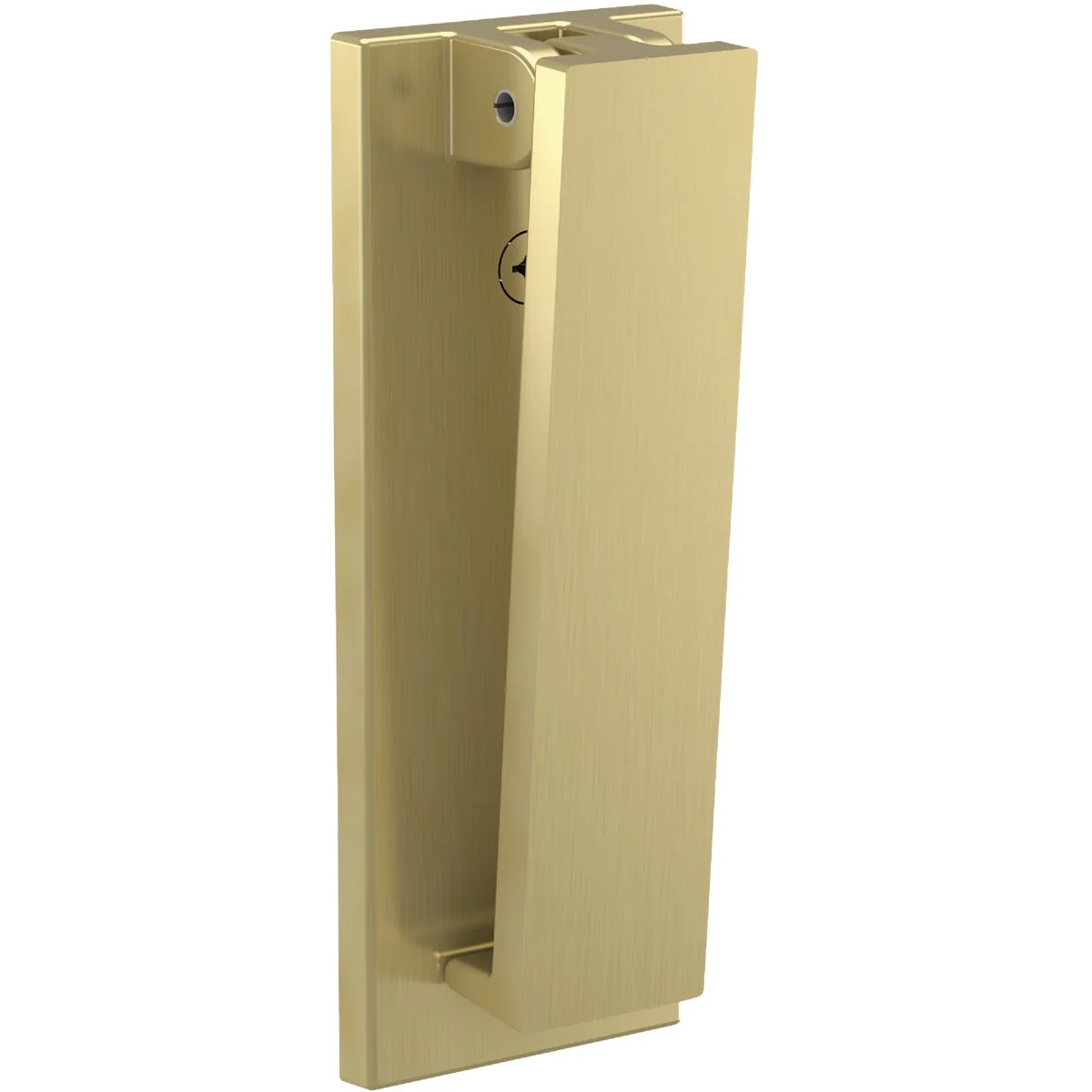 Effective National Hardware 4-3 4 In. Brushed Gold Reed Door Knocker Sophisticated