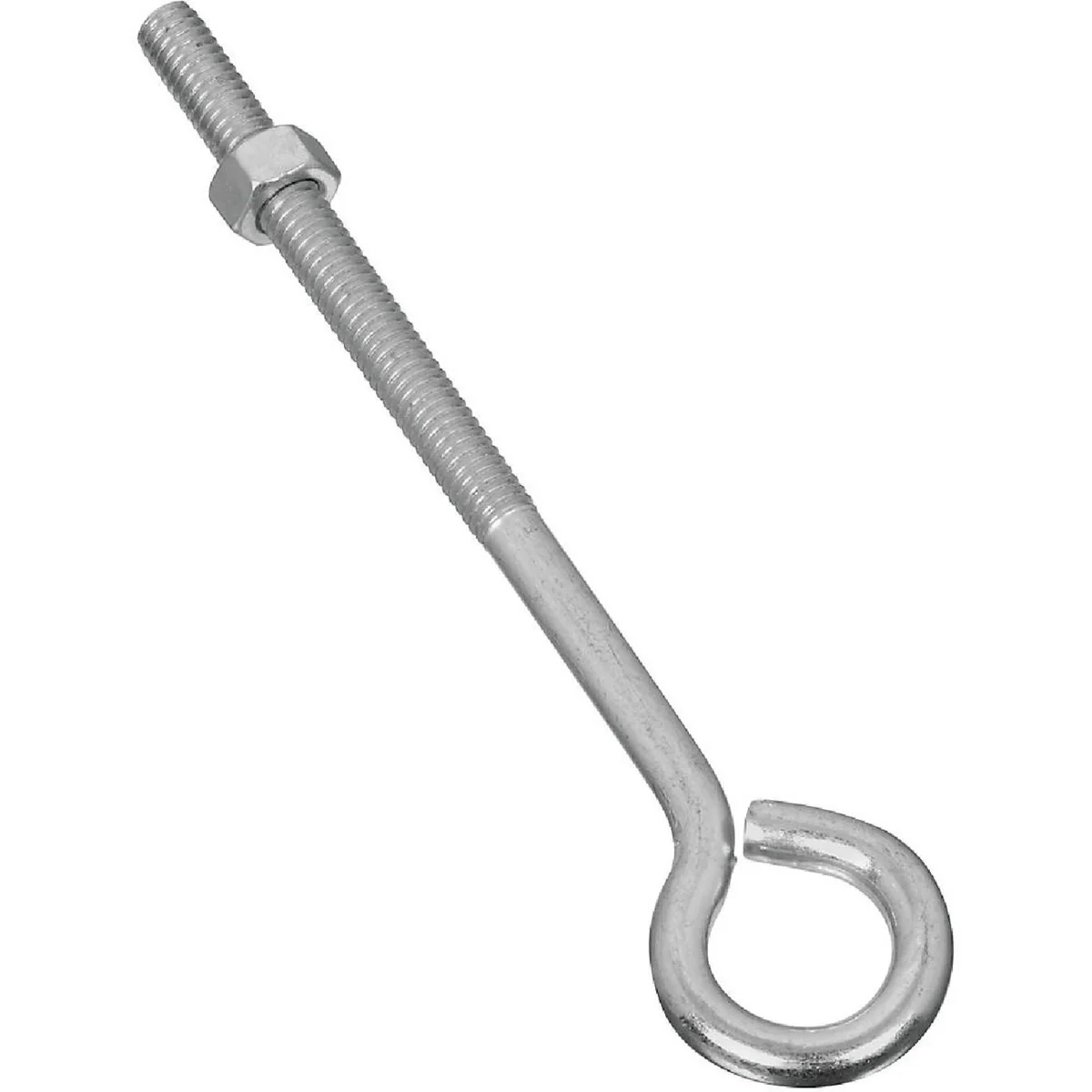 Stylish National 5 16 In. x 6 In. Zinc Eye Bolt with Hex Nut Refined