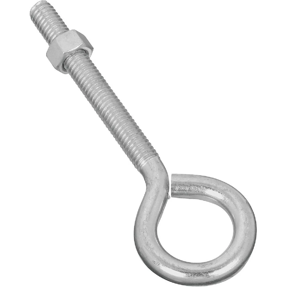 Dependable National 3 8 In. x 5 In. Zinc Eye Bolt with Hex Nut Practical