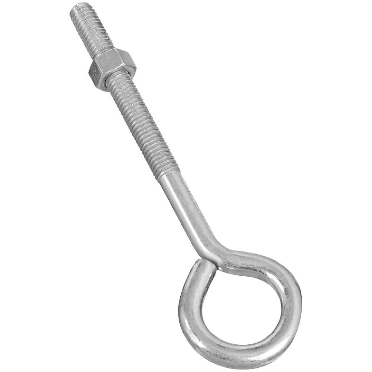 Natural National 3 8 In. x 6 In. Zinc Eye Bolt with Hex Nut Reliable