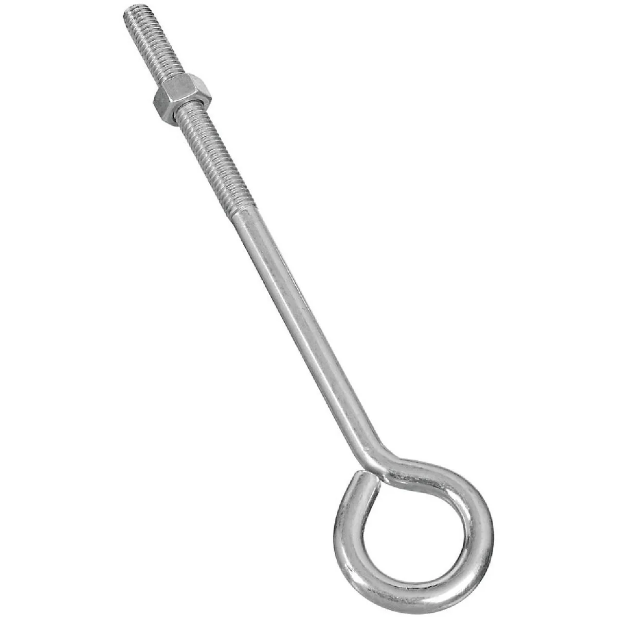 Refined National 3 8 In. x 8 In. Zinc Eye Bolt with Hex Nut Outstanding