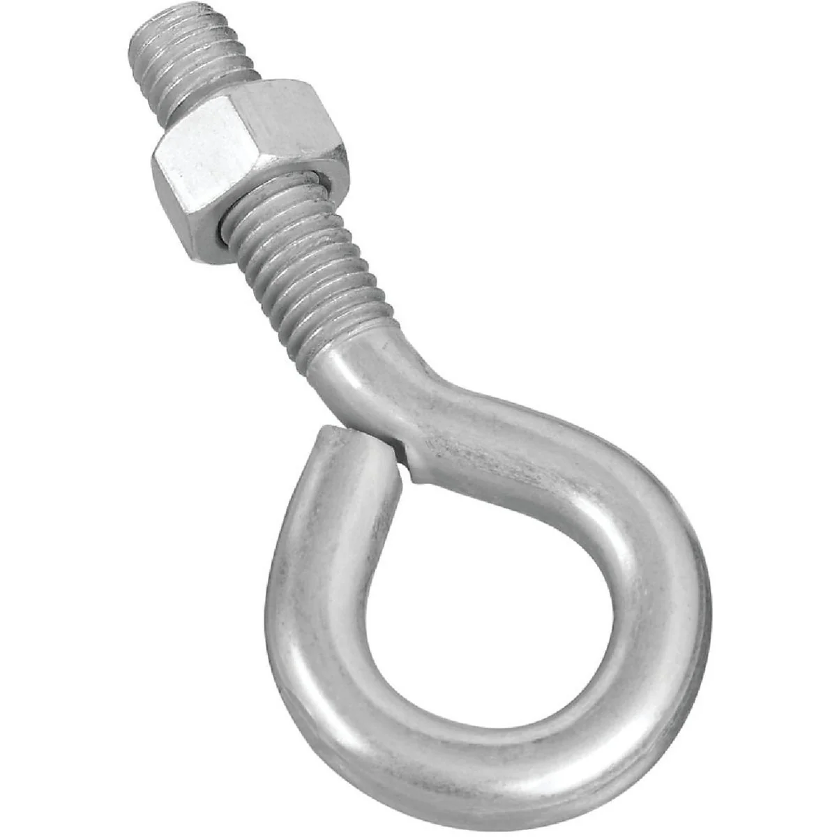 Solid National 1 2 In. x 4 In. Zinc Eye Bolt with Hex Nut Artisan