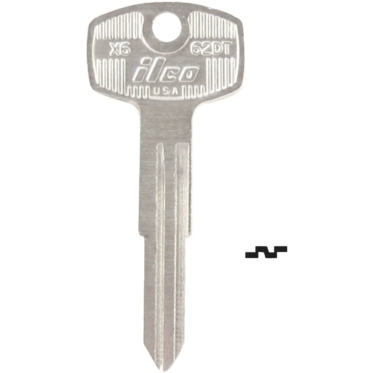 Verified ILCO Nissan Subaru Master Key Blank X6 10-Pack Secure