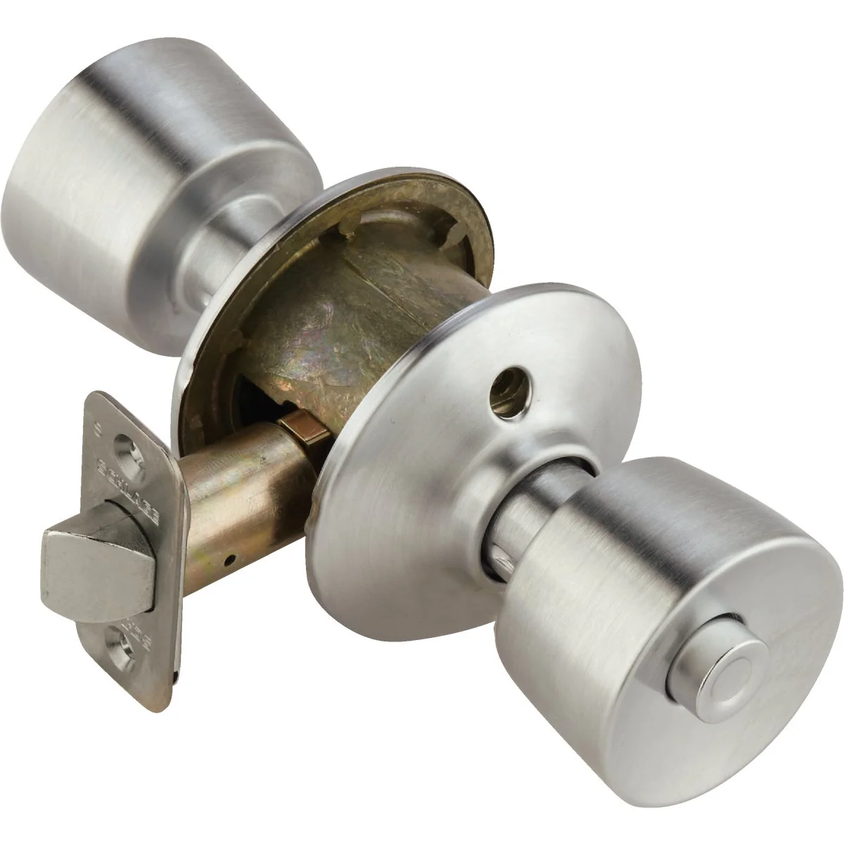 High-Performance Schlage Bell Satin Chrome Bed Bath Door Knob Functional