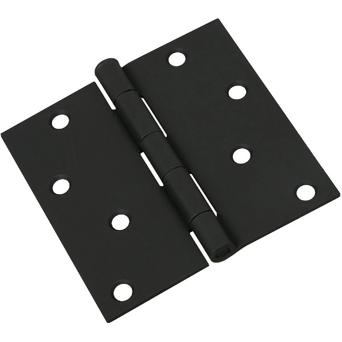 Carefully Designed National 4 In. Square Black Door Hinge Fine