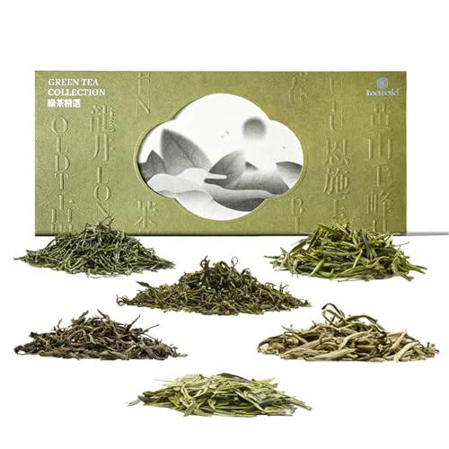 Crafted Chinese Green Tea Sampler 3.5 Ounce Consistent