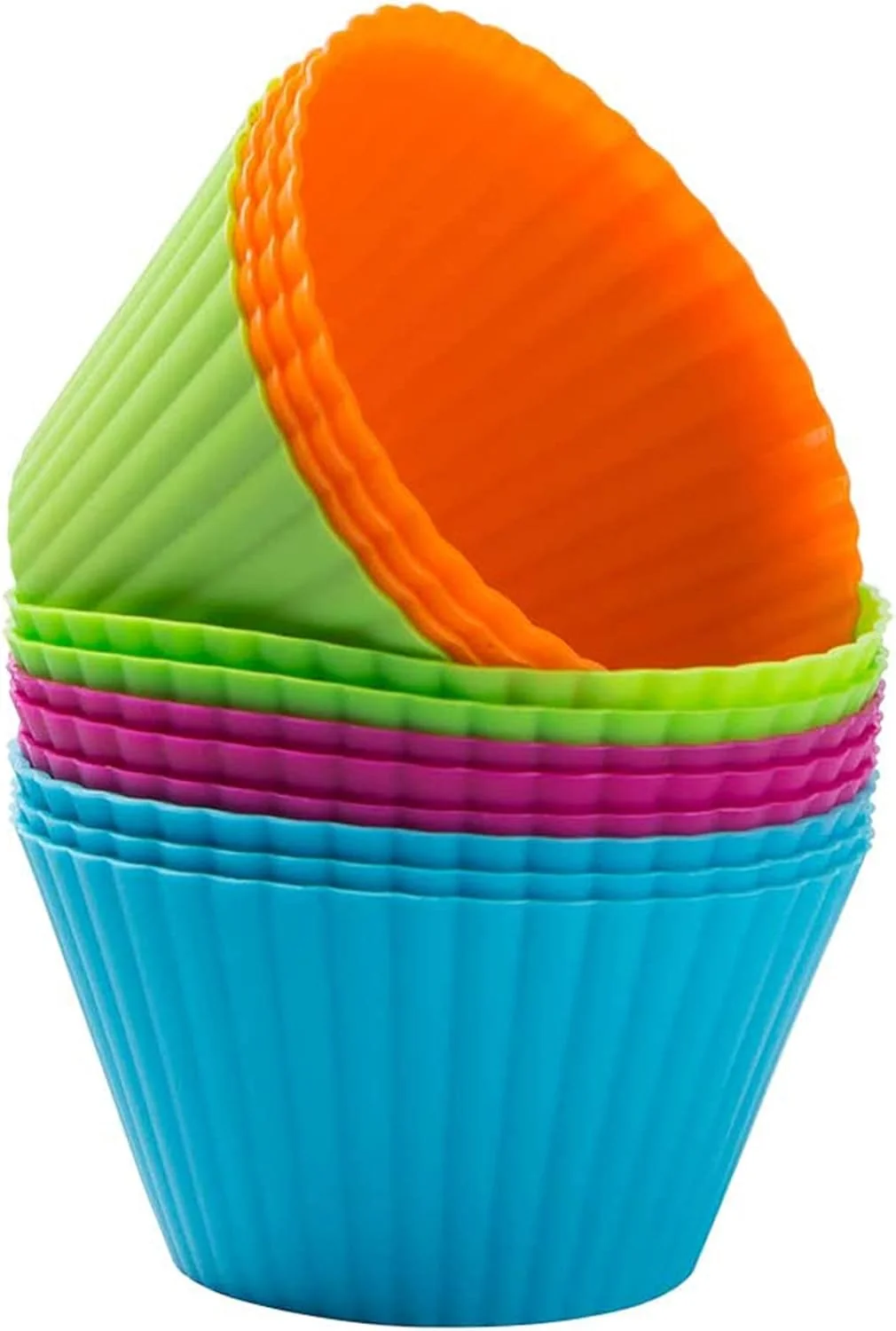 Responsible Webake Jumbo Silicone Muffin Cups 3.5 Inch Jumbo Silicone Baking Cups Reusable Cupcake Liners Nonstick Large Cake Cups Set Stand Alone Cupcake Carefully Designed