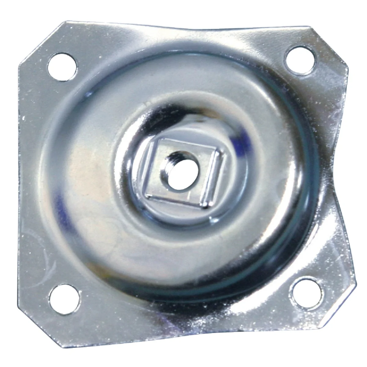 Fast Waddell Angle Top Steel 2-7 16 In. x 2-7 16 In. Early American Table Leg Mounting Plate Selected