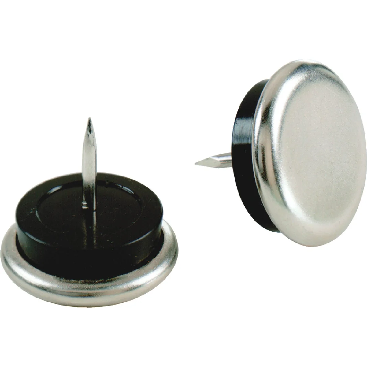 Prestigious Do it 1-1 16 In. Round Nail on Furniture Glide with Rubber Cushion 4-Pack Pure