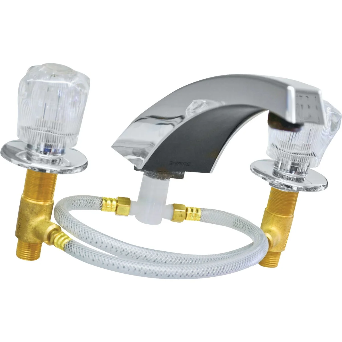 Soft United States Hardware Tiger Chrome 2-Handle Knob Bathtub Faucet Sophisticated