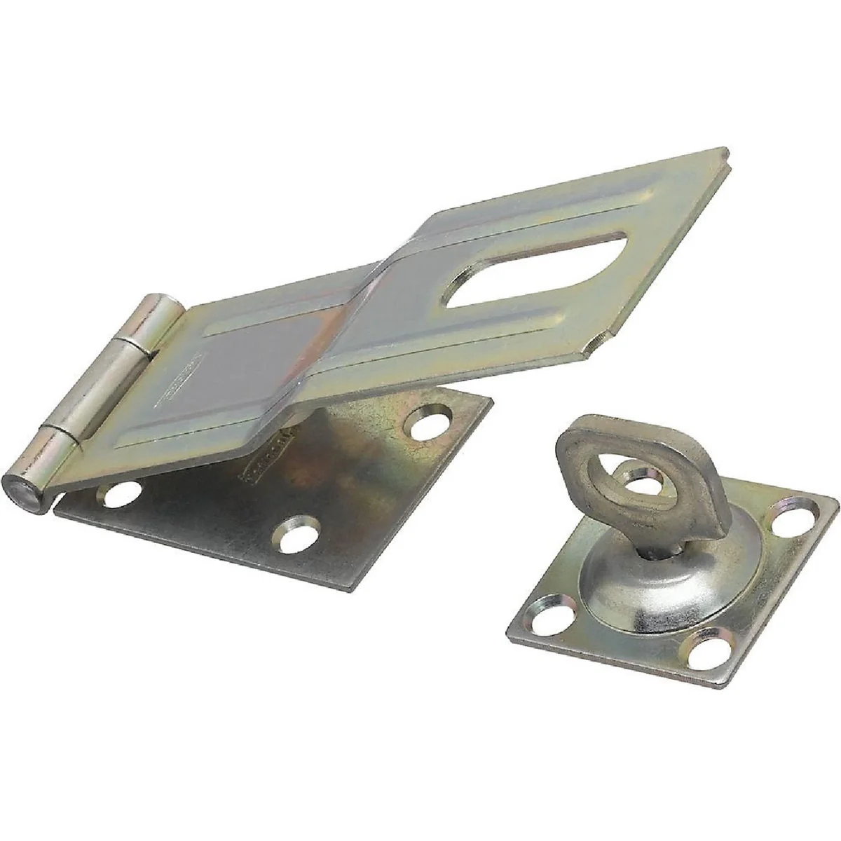 Efficient National 6 In. Zinc Swivel Safety Hasp Durable