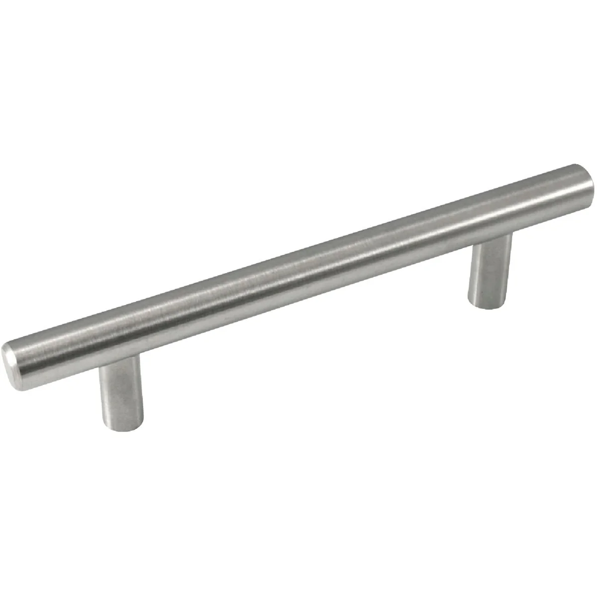 Original Laurey 3 In. Center-To-Center Brushed Satin Nickel Builders Steel Plated T-Bar Pull Secure