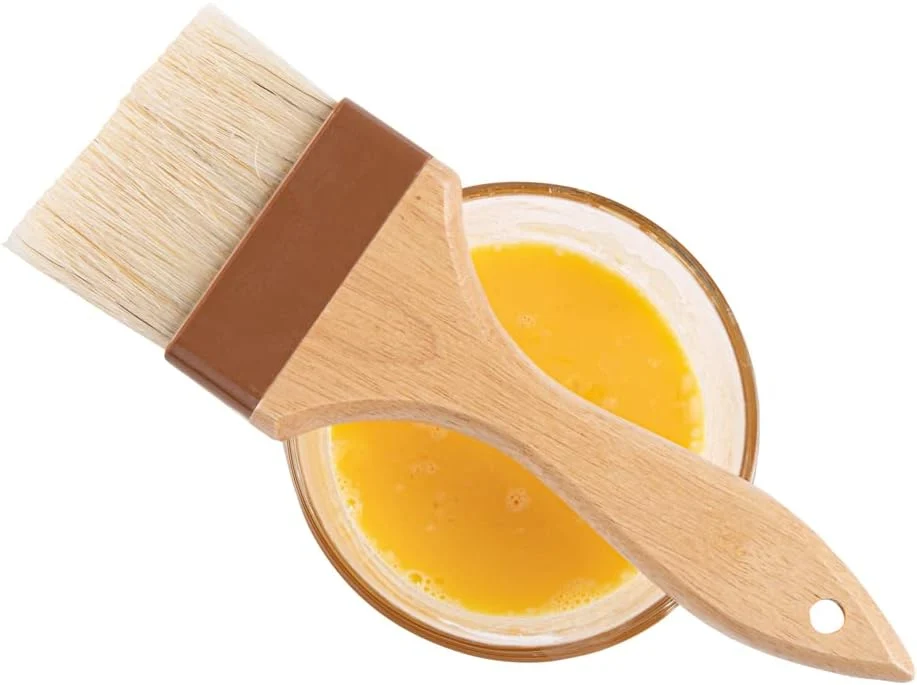 Organic Restaurantware Pastry Tek 3 Inch Wide Buttering Brush 1 Boar Bristle Pastry Brush Practical