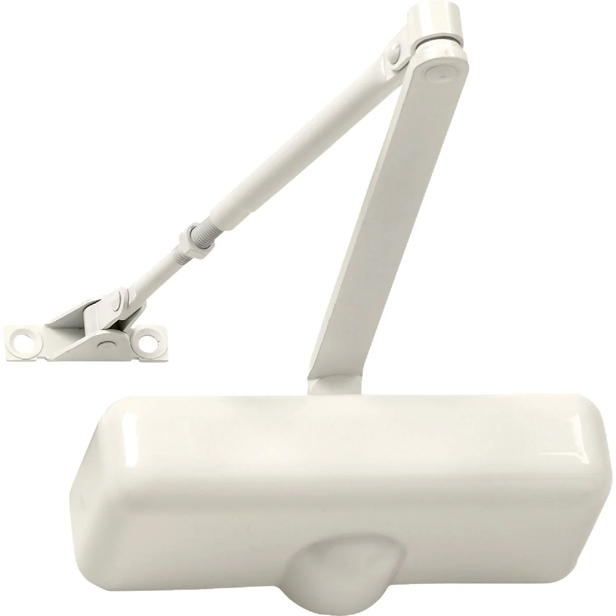 Casual Tell Ivory Interior Residential Door Closer Solid