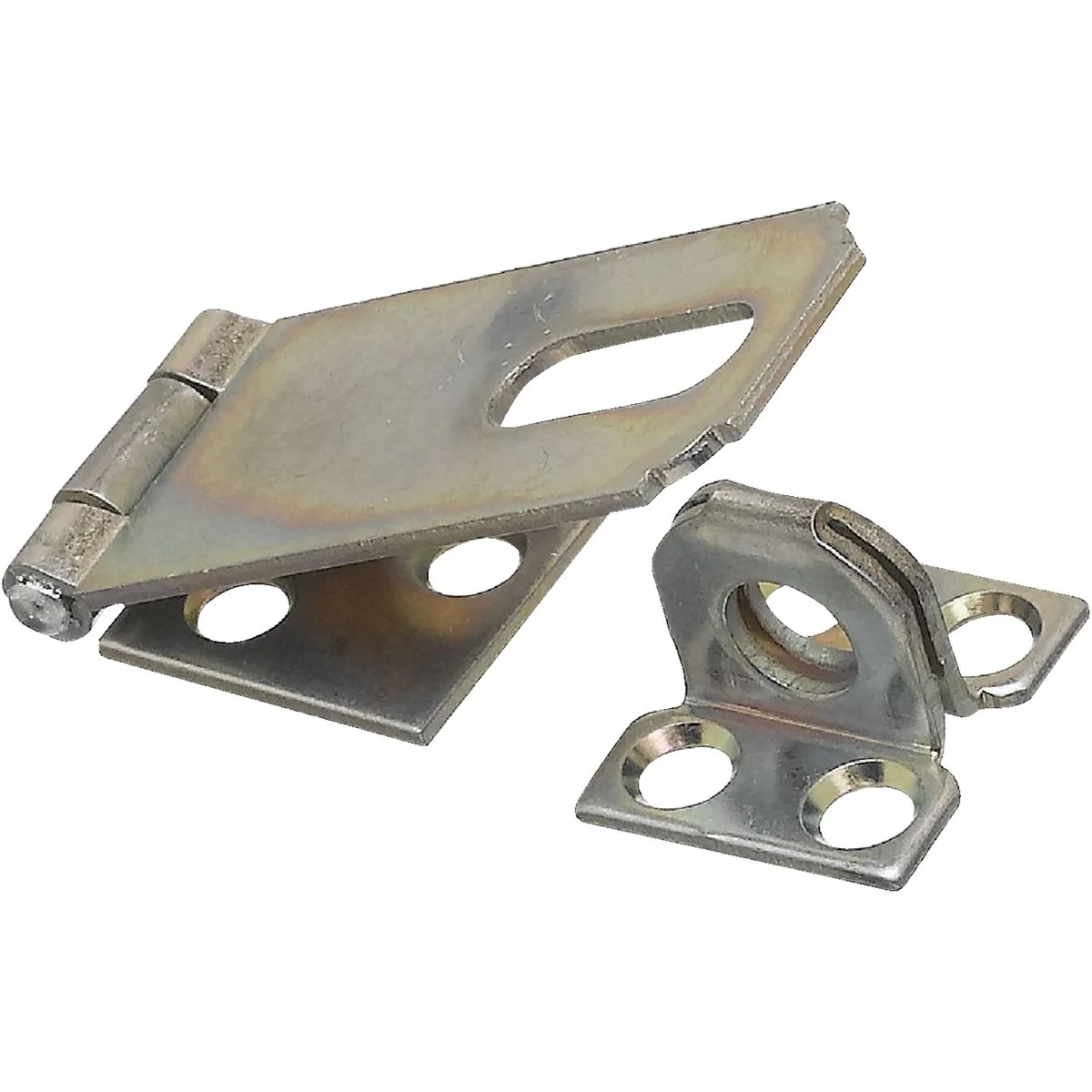 Soft National 2-1 2 In. Zinc Non-Swivel Safety Hasp Practical