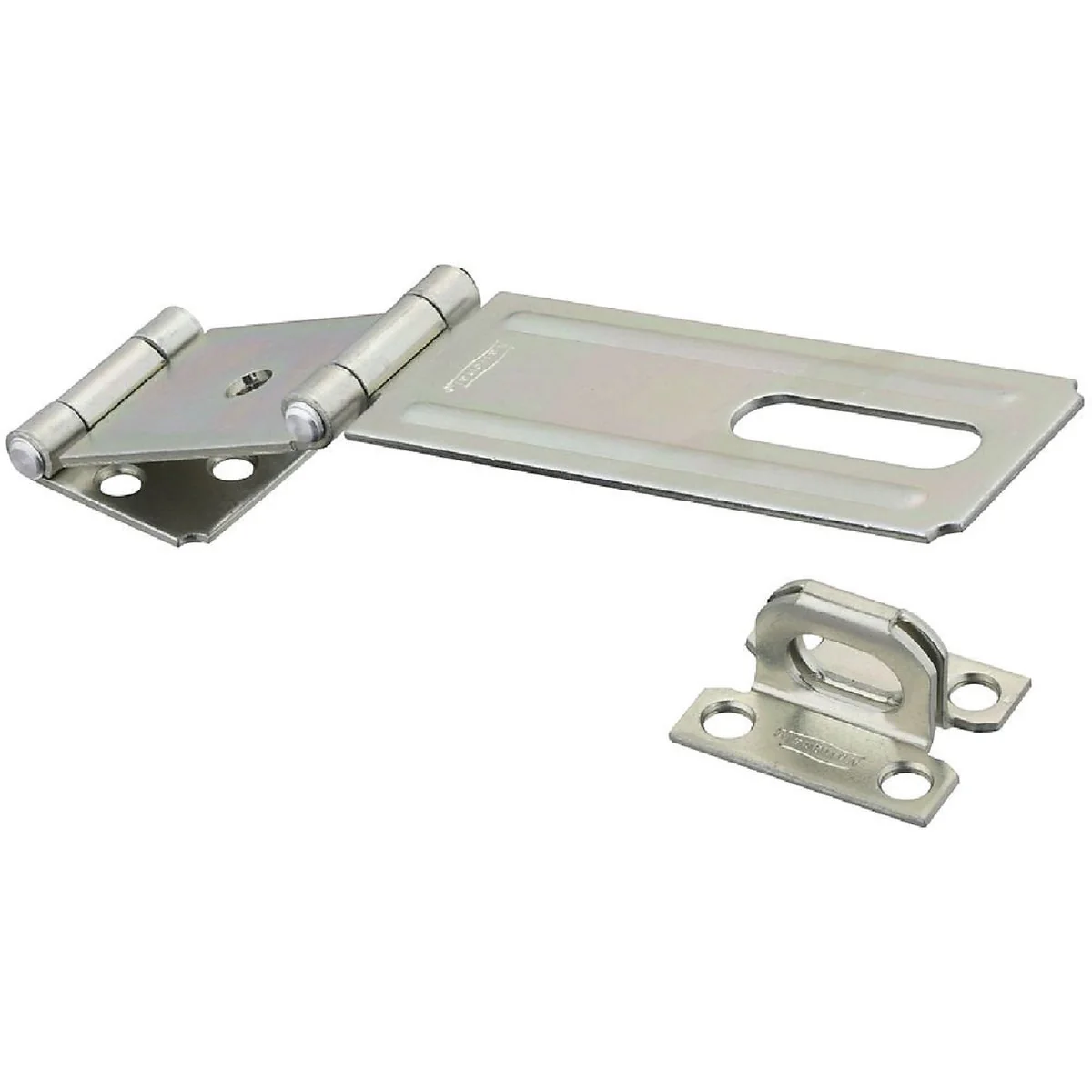 Official National 4-1 2 In. Double Hinge Zinc Hasp Traditional