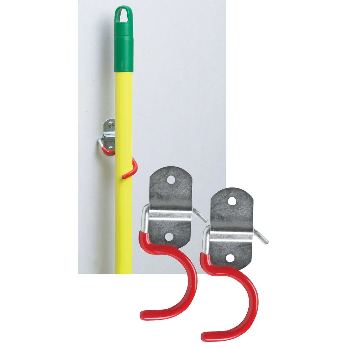 Refined Wall Mount Vinyl Coated Storage Handle Hook Traditional