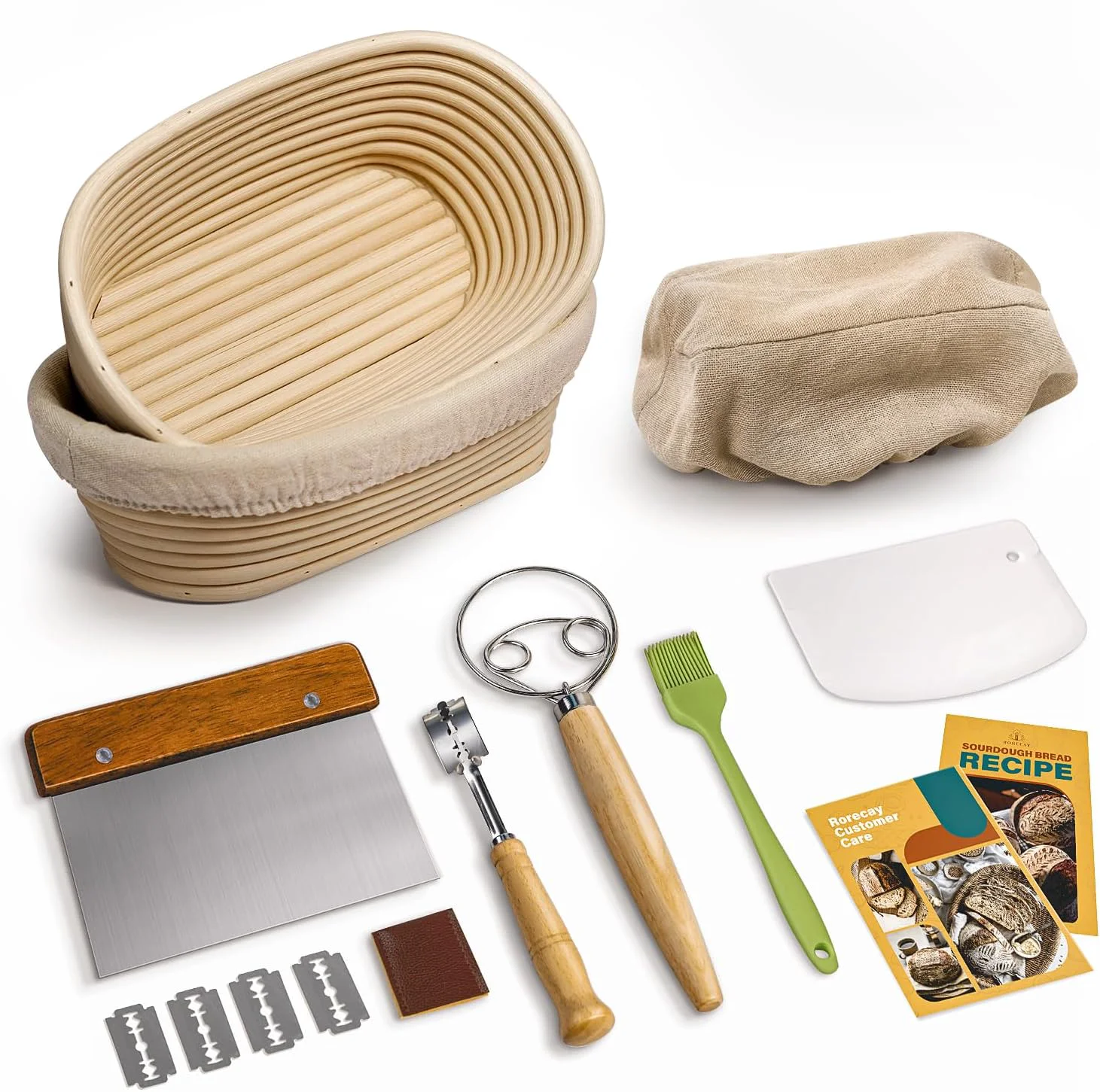 Flexible Banneton Bread Proofing Baskets Set Next-Generation