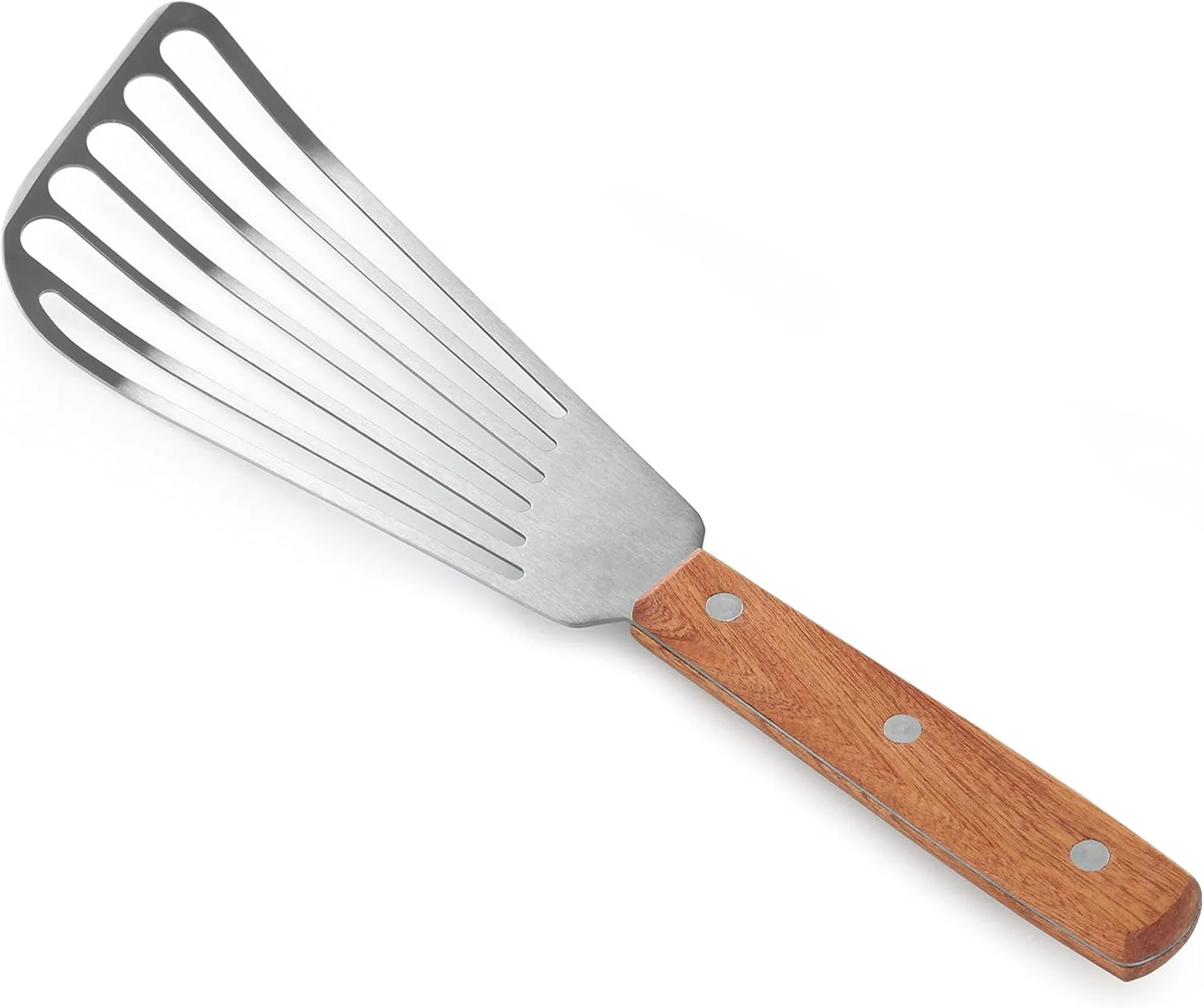 Responsible Professional Fish Spatula with Wood Handle Enhanced