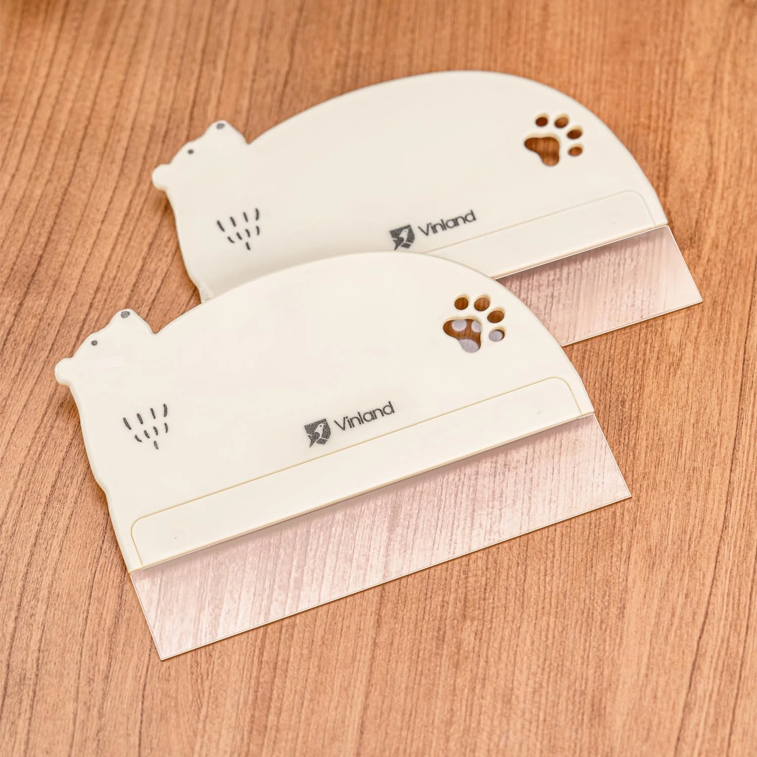 Specialty 2 Pcs Cake Smoother Scraper Cake Decorating Supplies Acrylic Cake Scraper Cake Decorating Supplies Food-Grade Transparent Flexible PE Plastic Cake Casual