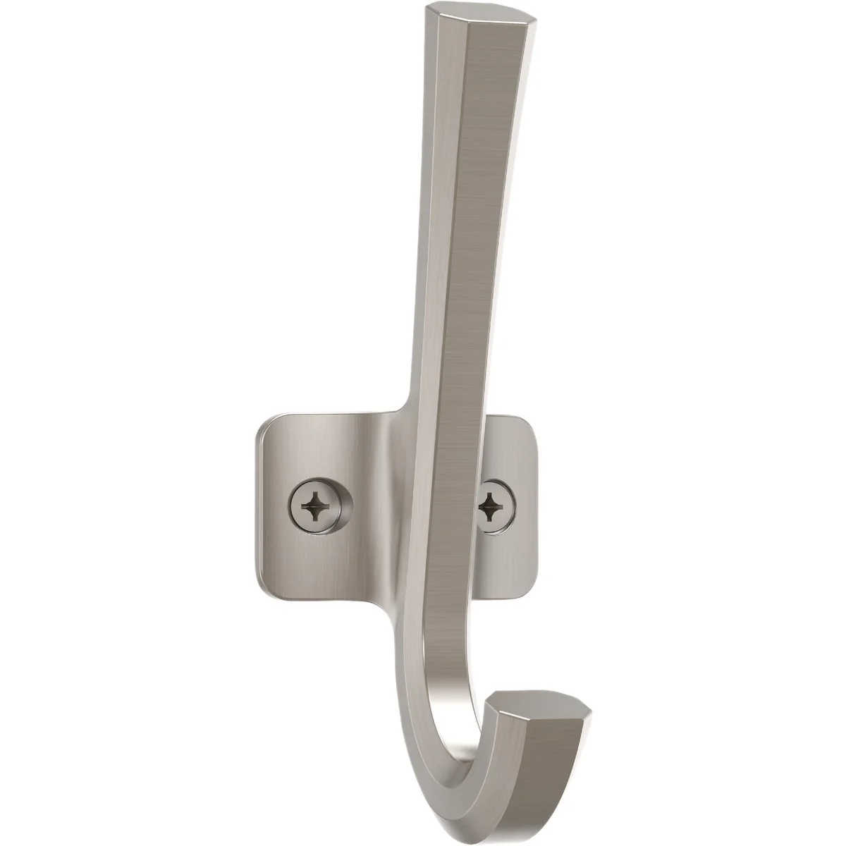 Practical National Hardware 4-5 16 In. Satin Nickel Powell Angled Hook Sustainable