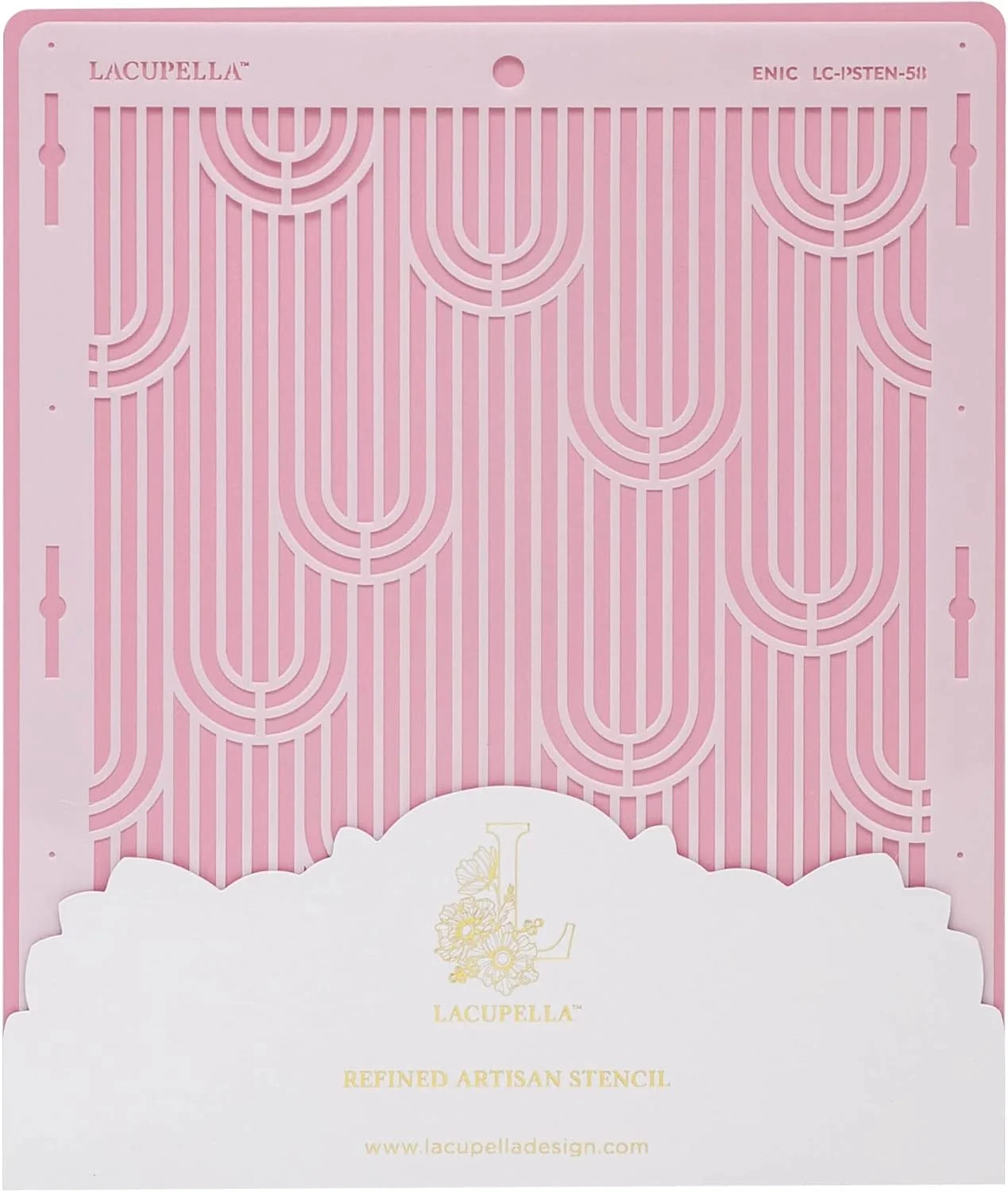 Reliable Large Cake Decorating Stencil Enic Art Deco Pattern Stylish