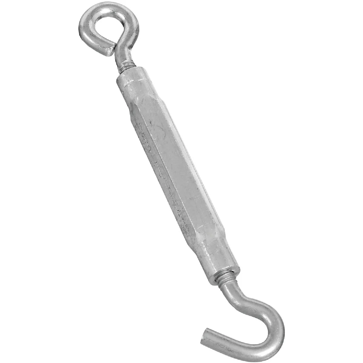 User-Friendly National 1 4 In. x 7-1 2 In. Zinc Hook Eye Turnbuckle Reusable