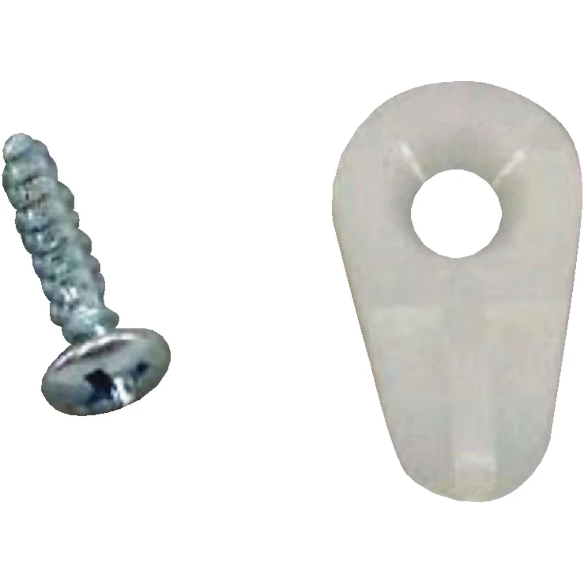 Exclusive United States Hardware 3 16 In. x 7 8 In. White Storm Screen Clip 50 Count Authentic