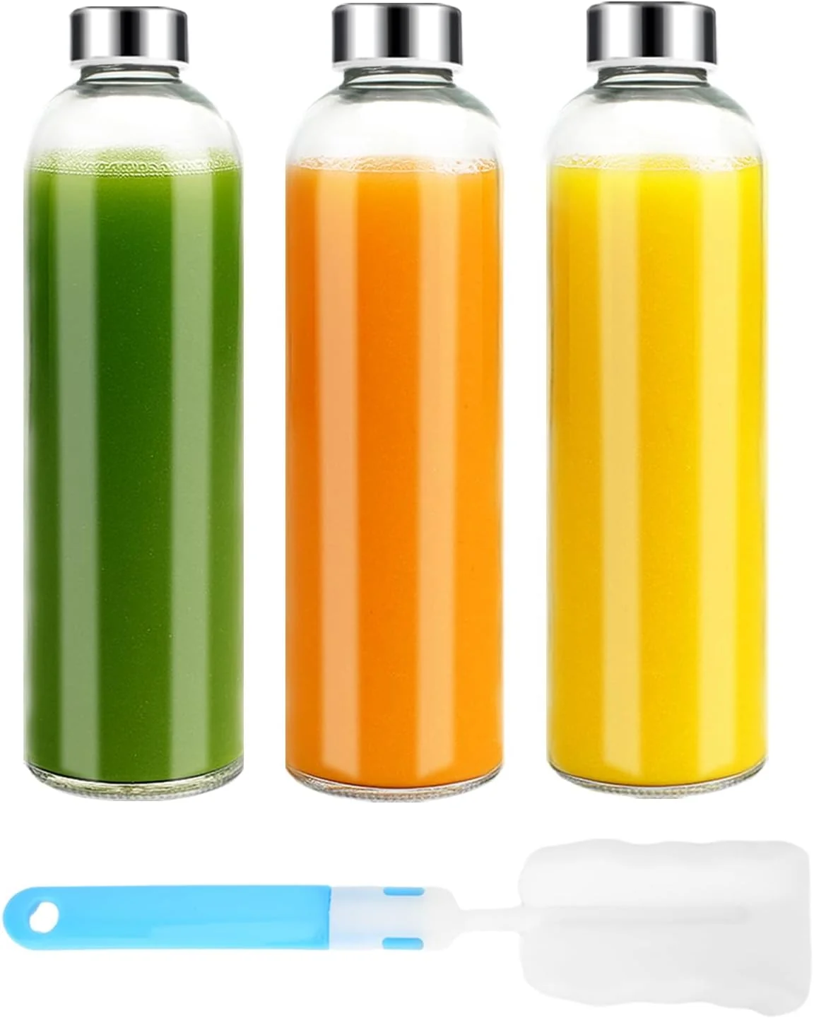 Prestigious 32 oz Glass Water Bottles Set Contemporary