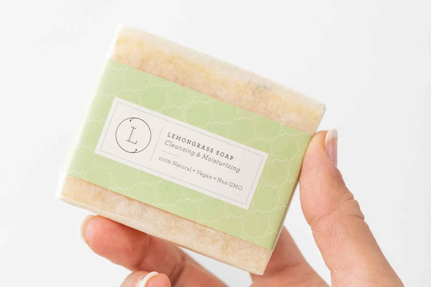 Professional Lemongrass Handmade Soap Bars – Natural Vegan Set of 2 Proven