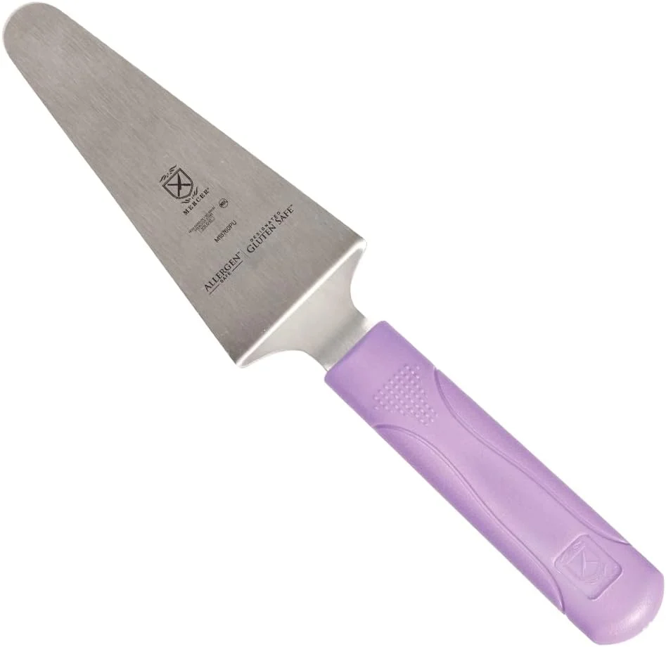 Expertly Made Mercer Culinary Millennia Pie Server Spatula 5 Inch x 2 Inch Blade Purple Handle Elite