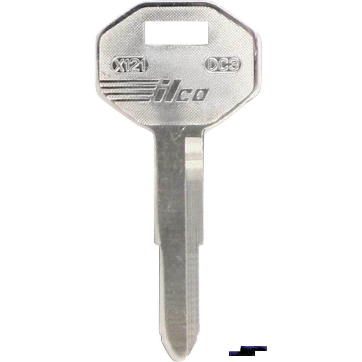 Certified ILCO GM Nickel Plated Automotive Key DC3 10-Pack Long-Lasting